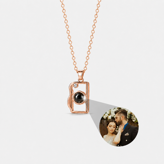 Collar Cámara con Foto de Proyección Personalizada