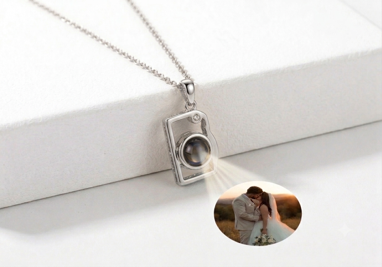 Collar Cámara con Foto de Proyección Personalizada