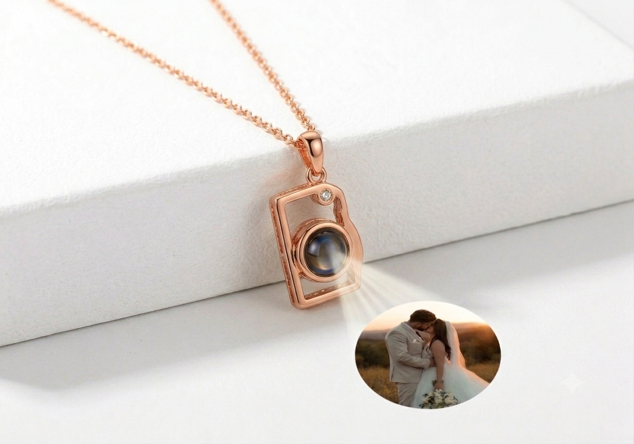 Collar Cámara con Foto de Proyección Personalizada