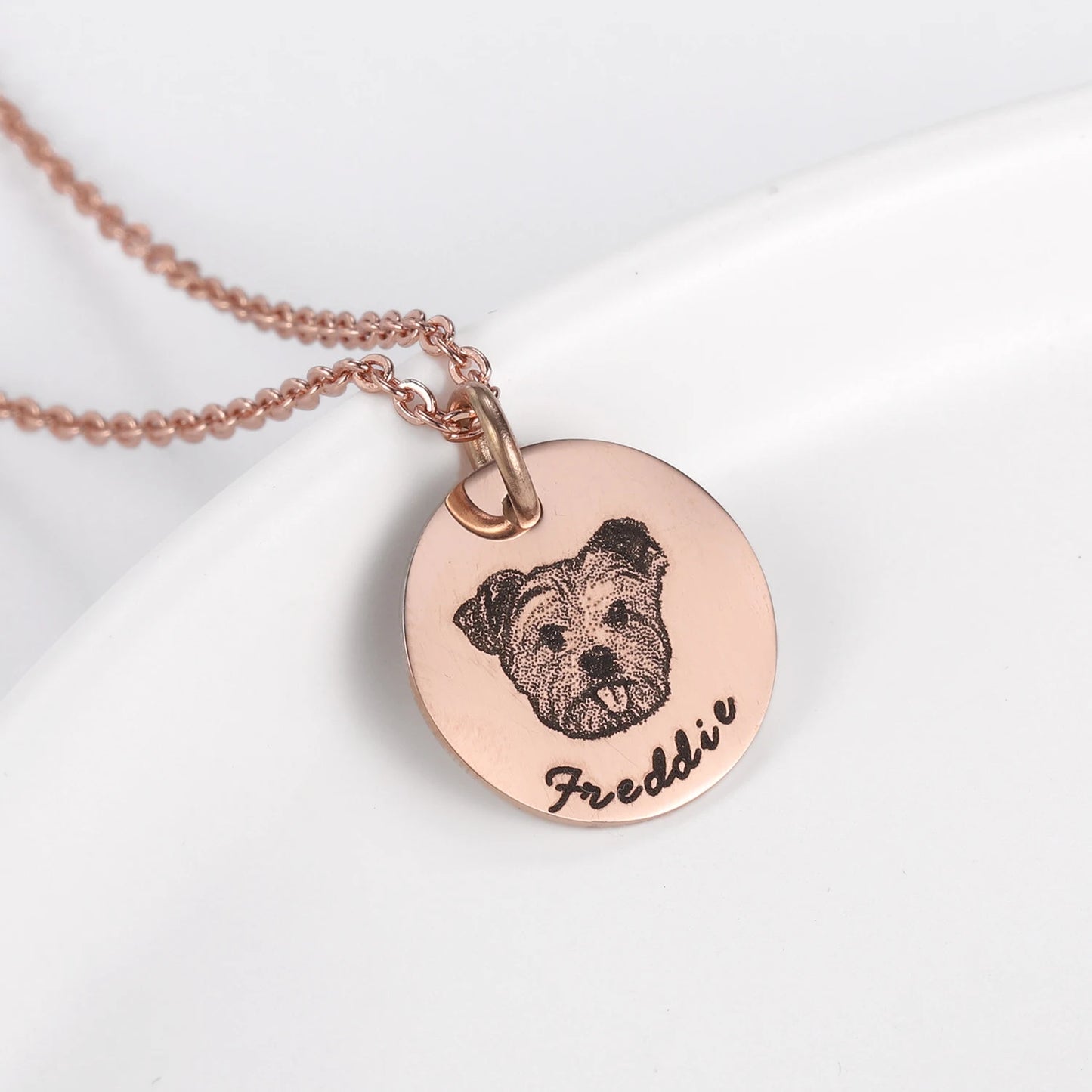 Personaliza tu collar con la foto y nombre de tu mascota