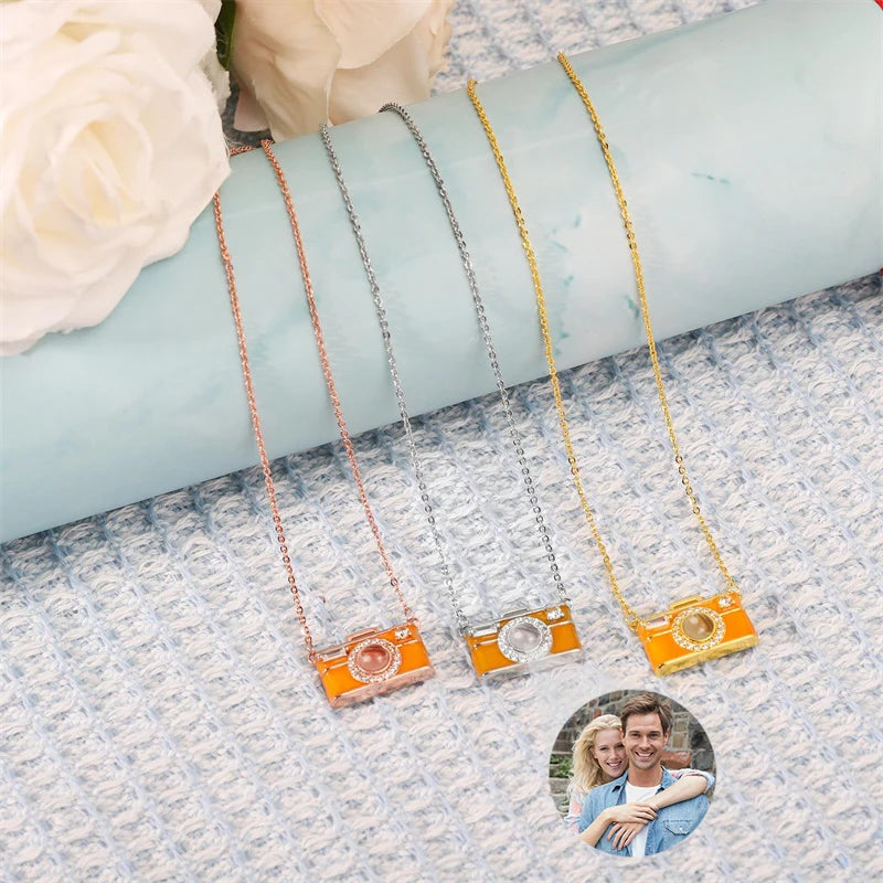 Collar Cámara con Foto de Proyección Personalizada