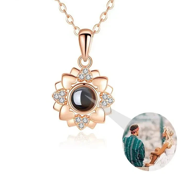 Collar de proyección de fotos personalizado