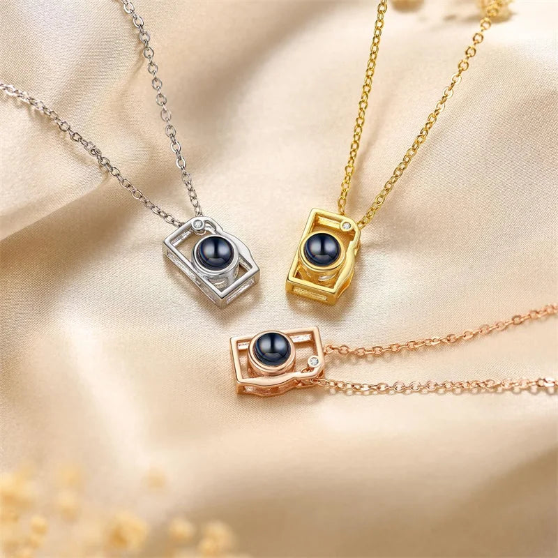 Collar Cámara con Foto de Proyección Personalizada