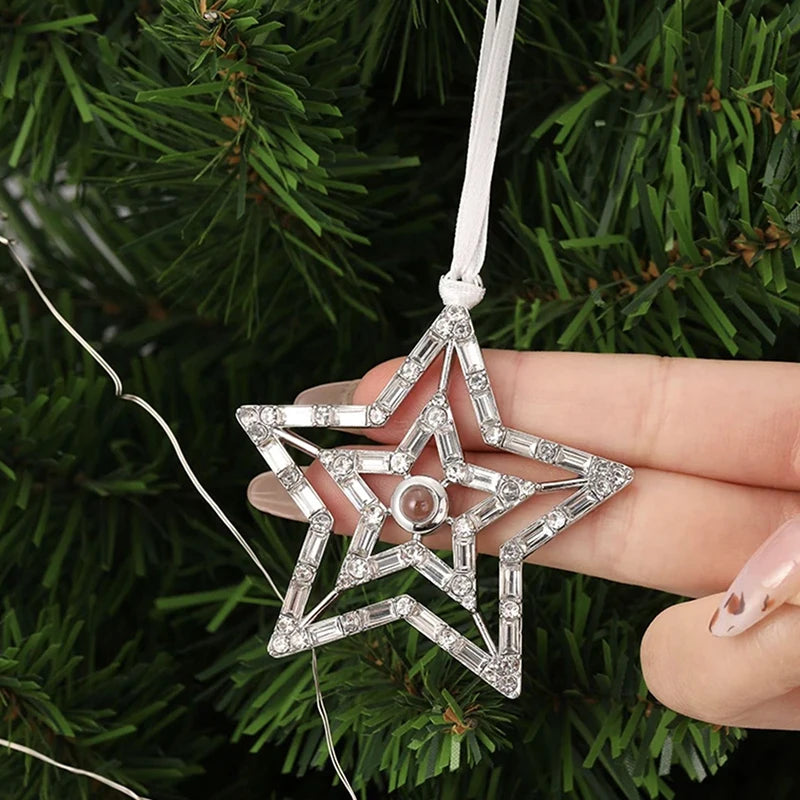 Colgante Navideño Personalizado con Proyección de Foto