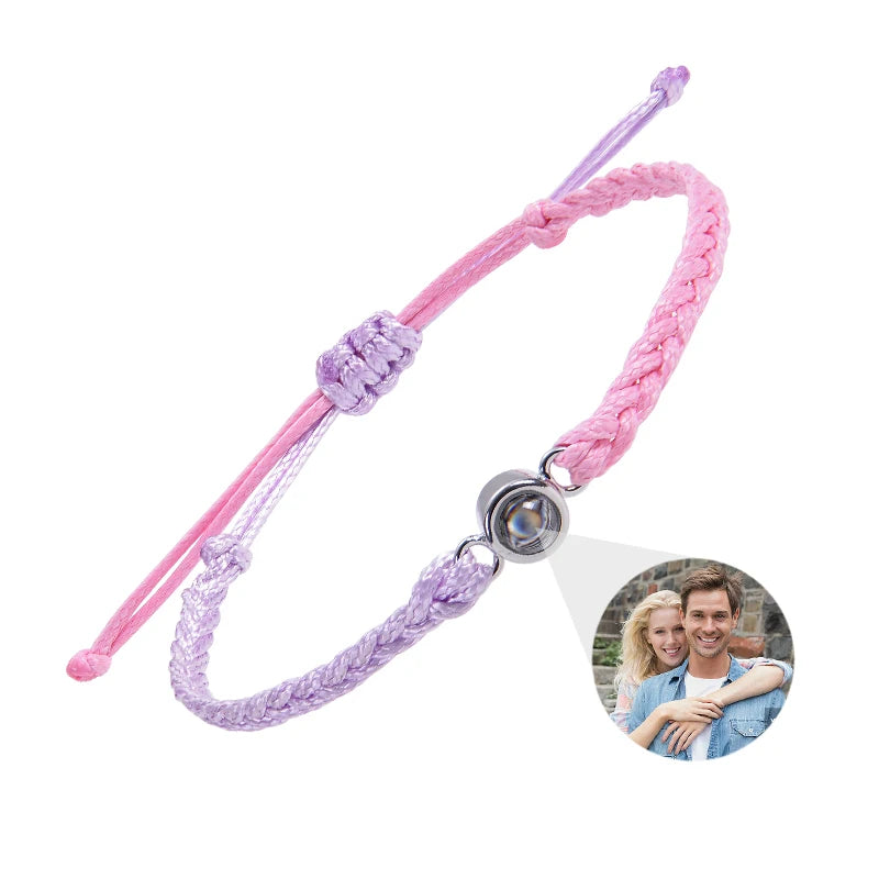 Pulsera con foto personalizada de proyección