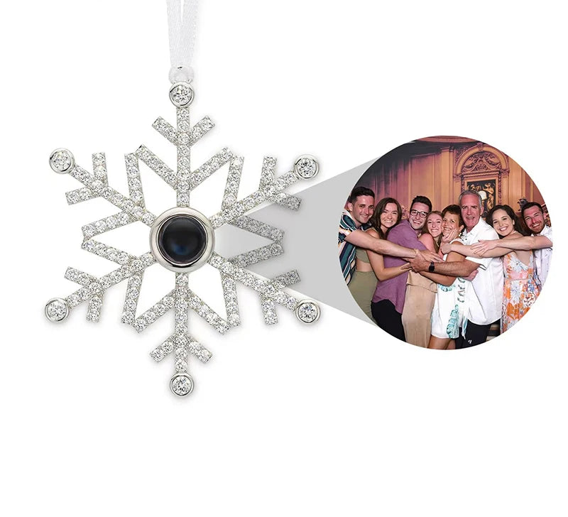 Colgante Navideño Personalizado con Proyección de Foto