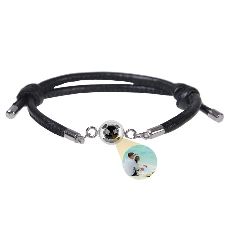 Pulsera con foto personalizada de proyección