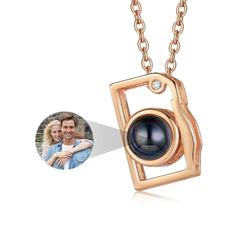 Collar Cámara con Foto de Proyección Personalizada