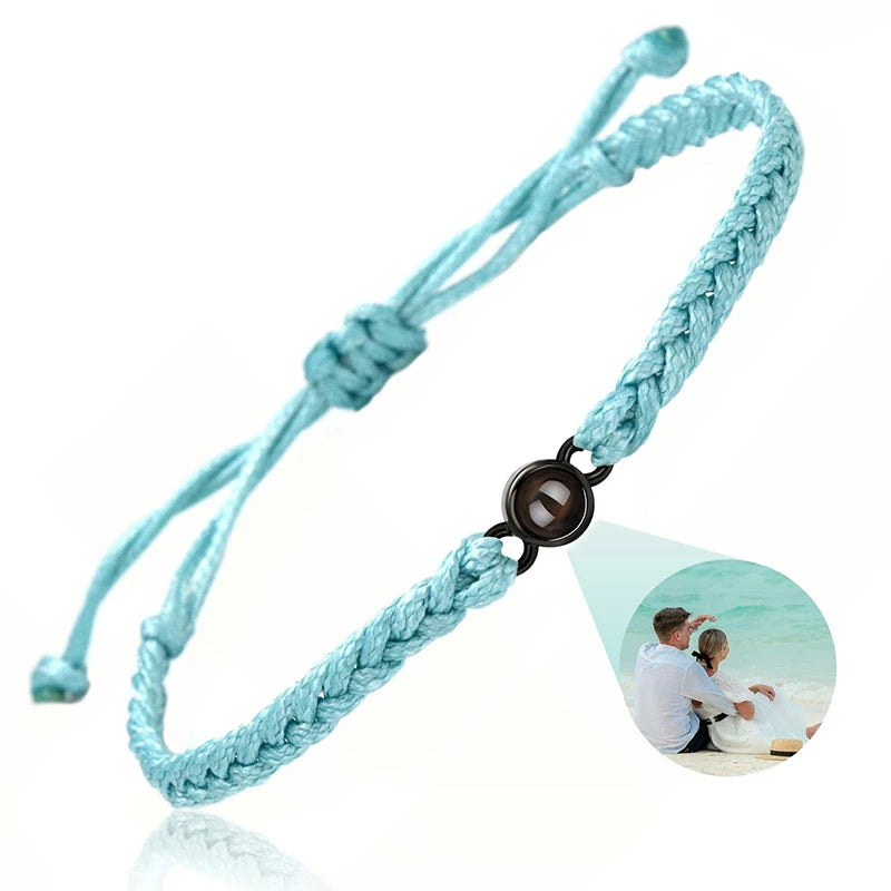 Pulsera con foto personalizada de proyección