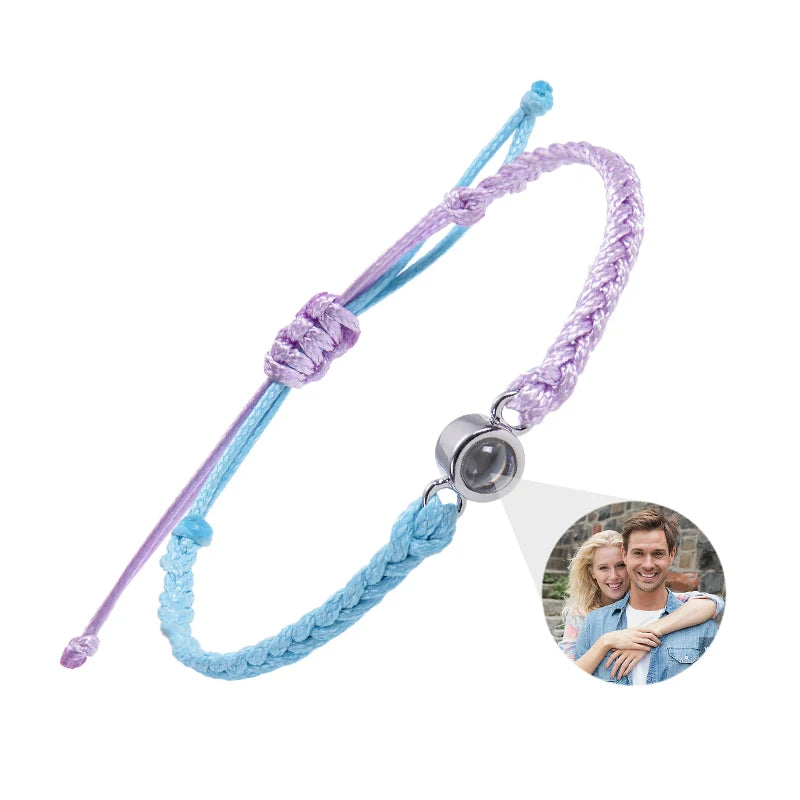 Pulsera con foto personalizada de proyección