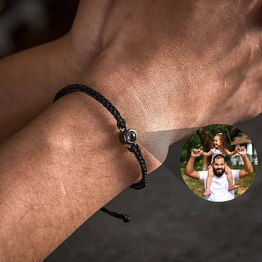 Pulsera con foto personalizada de proyección