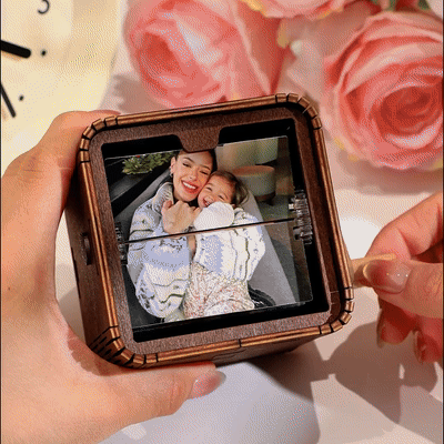 Máquina giratoria de flipbook de fotos personalizada